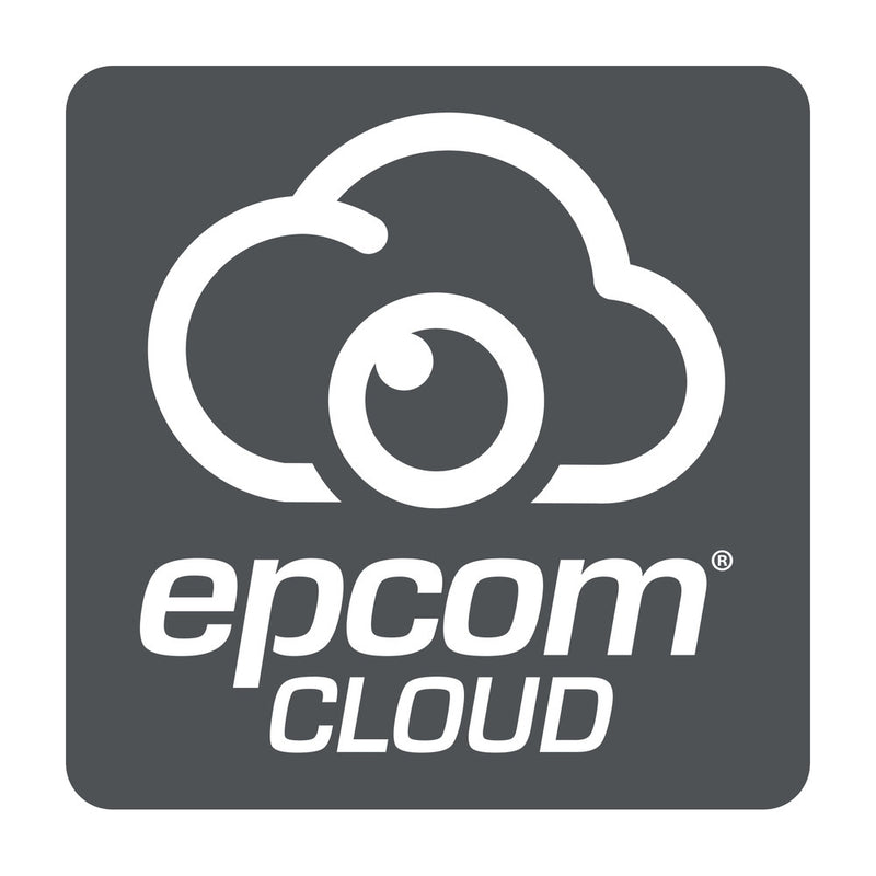 Epcom Cloud Annual Subscription / Cloud recording for 1 video channel at 2MP with 30 days retention / Motion detection recording