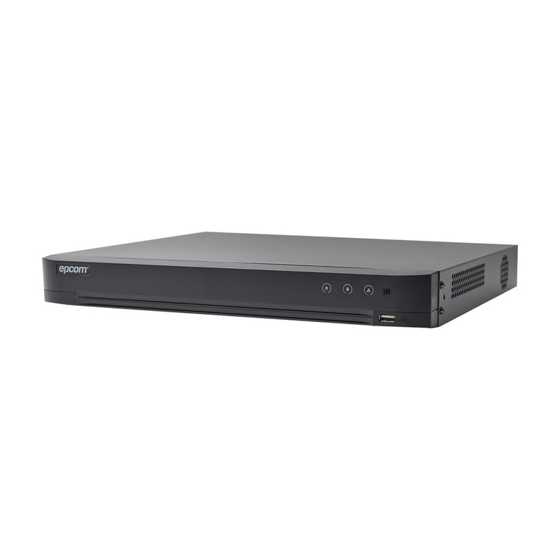 Turbo DVR 32 Channels + 8 IP Channels / 5 Megapixel Lite - 3K Lite / SensePlus / 2 HDD Slots / Coaxitron Audio / H.265+