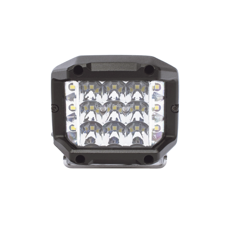 LED work lamp, heavy duty, IP68 , 12-24 Vdc