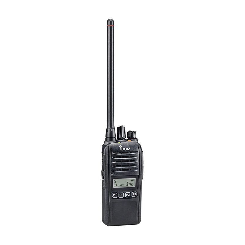 Radio portátil IDAS de 136-174 MHz con 128 canales, pantalla y teclado limitado
