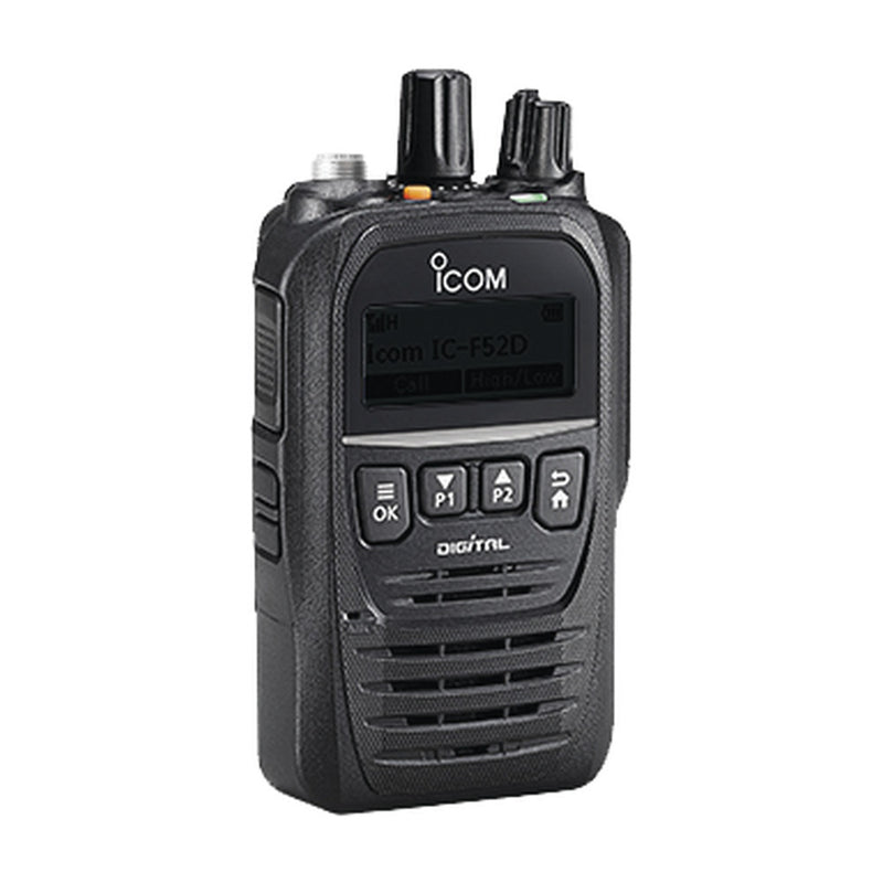 Portable Digital Radio with 512 Channels, Frequency Range 136-174MHz, Submersible, Built-in Bluetooth, antenna and rapid charger not included