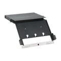 Rack Mount Fiber Enclosure using up to 4 FAP or FMP adapter panels for maximum patch field density, Black, 1RU