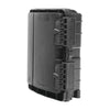 Fiber Distribution Box, 20 splices, IP65, Black, Outdoor, with 8 SC/APC adaptors and 1x8 splitter