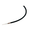HELIAX Superflexible Low Density Foam Coaxial Cable, Corrugated Copper Shield, Black PE Jacket.