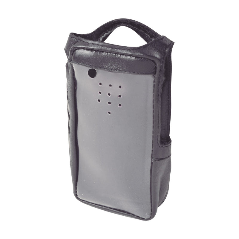Leather Case with Strong Clear front Plastic for NX-1000 radios.