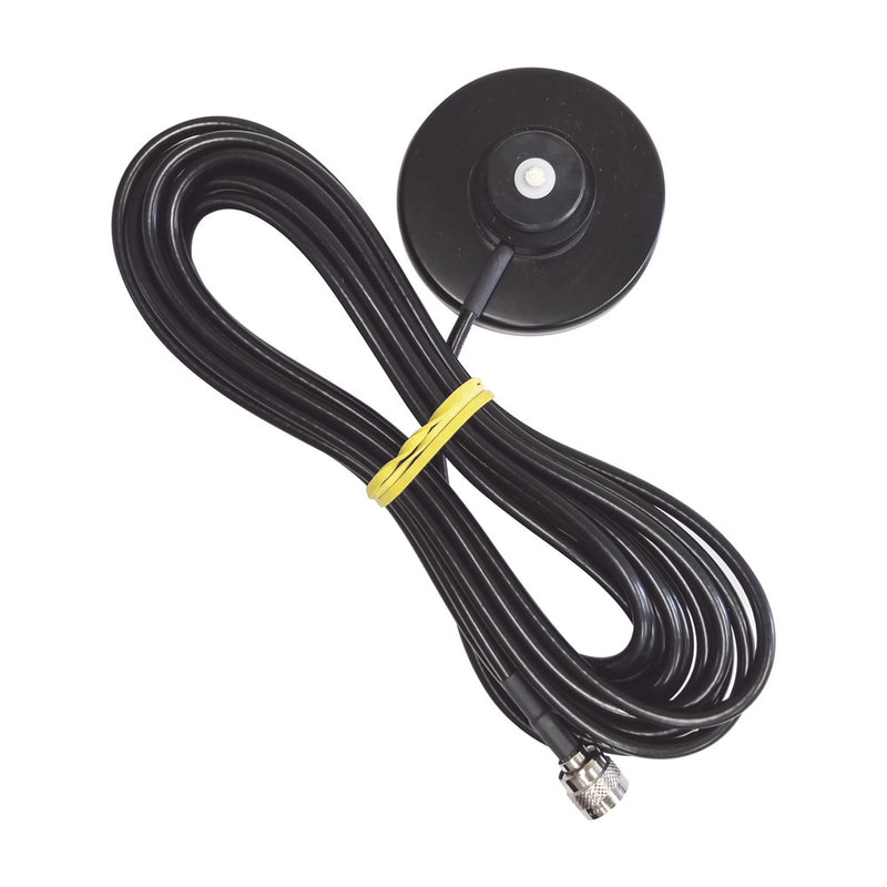 Black Magnetic Mount, 20 ft Cable RG58/U, 3-1/4' Diameter
