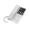 Hotel IP Phone, 2 SIP lines with 2 accounts, Opus codec, IPv4/IPv6, white color, with GDMS cloud management
