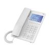Hotel IP Phone with color LCD screen, 2 SIP lines with 2 accounts, Opus codec, IPV4/IPV6, white color, with cloud management GDMS.