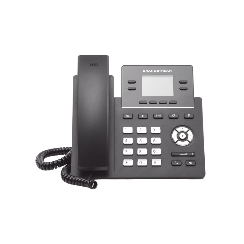 Operator-grade IP phone, 4 SIP lines with 2 accounts, 2.4" color display, PoE, Opus codec, IPV4/IPV6 with cloud management via GDMS.