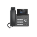 Operator-Grade IP Phone, 3 SIP lines with 6 accounts, Gigabit ports, PoE, 2.4' color display, Opus codec, IPv4/IPv6 with GDMS cloud management.