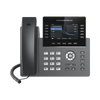 Wi-Fi IP Phone, Carrier-Grade, 10 SIP lines with 5 accounts, 4.3' color display, Gigabit ports, Bluetooth, PoE, Opus codec, IPv4/IPv6 with GDMS cloud management.