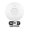 Wi-Fi 7 Access Point / 3.6 Gbps / Dual-Band 2x2:2 MIMO / MLO / 4KQAM / MRU / Preamble Puncturing / 256 Concurrent Clients / 2 x 2.5G PoE+ Ports / 175m Coverage / BLE 5.3 / Integrated Management