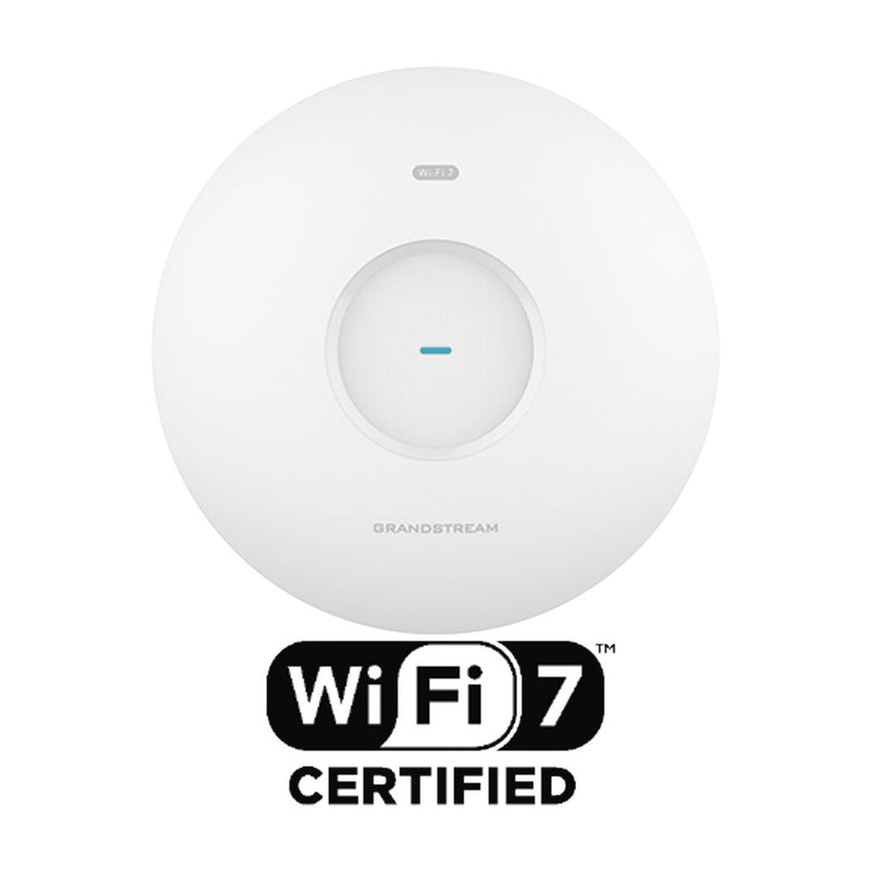 Wi-Fi 7 Access Point / 3.6 Gbps / Dual-Band 2x2:2 MIMO / MLO / 4KQAM / MRU / Preamble Puncturing / 256 Concurrent Clients / 2 x 2.5G PoE+ Ports / 175m Coverage / BLE 5.3 / Integrated Management