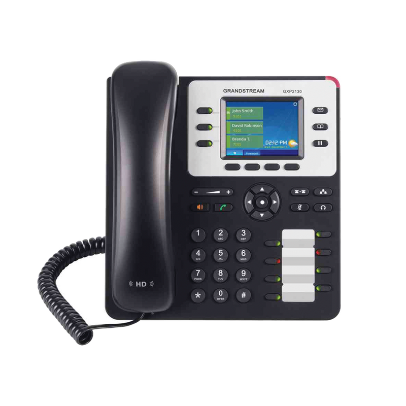 Enterprise IP Phone of 3 Lines with 4 Function Keys, 8 BLF Extension Keys and 4-way Conference PoE