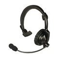 Headset for portable / mobile radios with noise cancellation