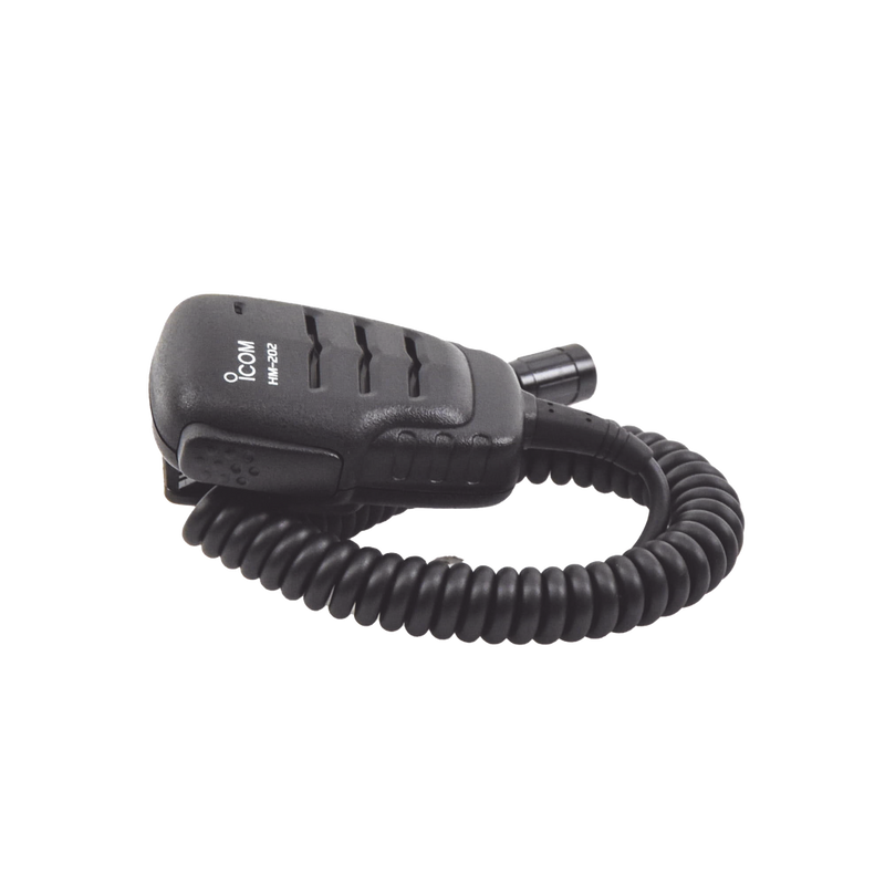 Compact Microphone/Speaker, Waterproof, Compatible with Radios IC-M72 and IC-M73.