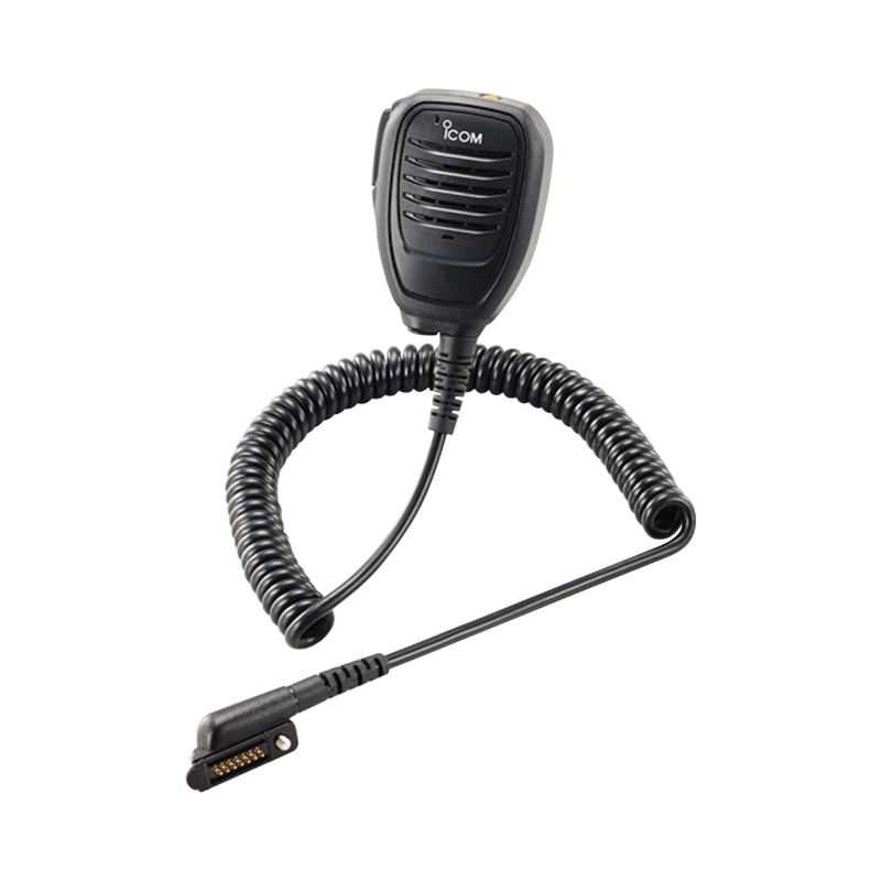 IP68 waterproof speaker microphone compatible with series commercial, marine and satellite