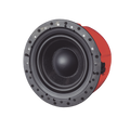 PASSIVE CEILING-MOUNTED 8IN SUBWOOFER WITH SEALED ENCLOSURED, 150 W, 8 OHMS