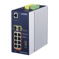 Switch Industrial Managed L3 8-Port 10/100/1000T 802.3bt PoE + 2-Port 100/1000X SFP