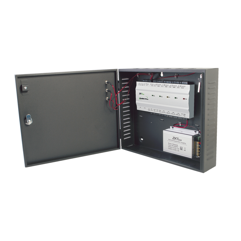 Four-Door Access Controller / ADMS-PUSH option Included / High-Security / 3 Years Warranty / Biometric compatible / 20,000 Fingerprint templates / ZKBioCVSecurity