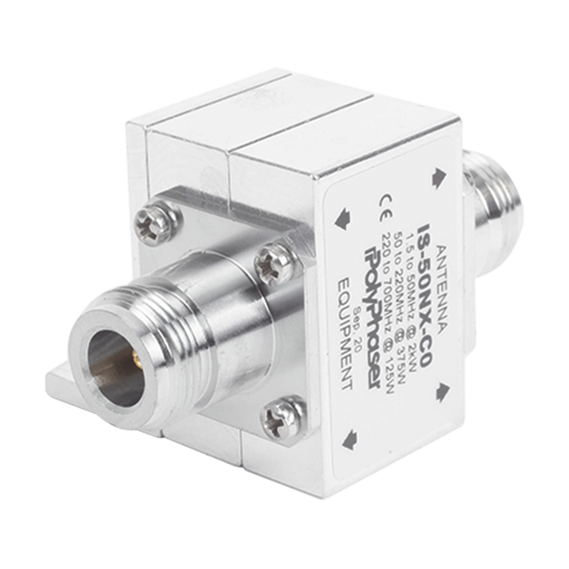 Coaxial Surge Protector For 1.5 - 700 MHz Range With N Female Connectors