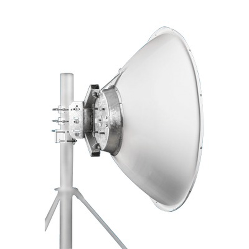 Dish Antenna for B11 Radio, Circular Connector, 10.1 ~ 12 GHz, 3.93 ft (1.2 m) Diameter, Mount included