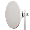 Antena parabólica para radio B11, conector circular, 10.1 ~ 11.7 GHz, 2.95 pies (0.9 m) de diámetro