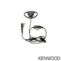 D-ring earpiece with microphone for TK-2000/3000/2402/3402/2312/3312 NX-1200/1300/3220/3320/240/340