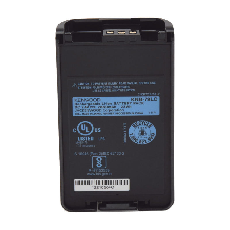 Li-Ion Battery 2,860 mAh Intrinsically Safe for NX-3000 Portable Series