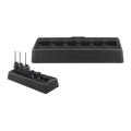 6-Unit Multi-Charger for KNB-32N/ KNB-33L/ KNB-41NC/ KNB-43L/ KNB-47L/ KNB-48L/ KNB-50NC/ KNB-54N/ KNB-72LC