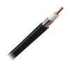 Heliax Low Density Foam Coaxial Cable, Corrugated Copper, Black PE Jacket