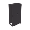 19" 42U Professional Cabinet for Telecommunications, Standard Rack and Security Glass Door, 600 mm Width x 1200 mm Depth