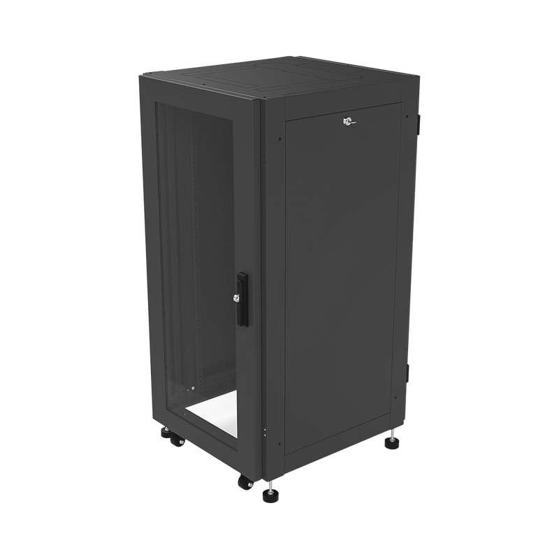 19' 24U Professional Network Cabinet, Standard Rack, Depth 600 mm