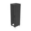 19' 42U Professional Cabinet for Networks, Standard Rack and Crystal Door, Manufactured in Steel