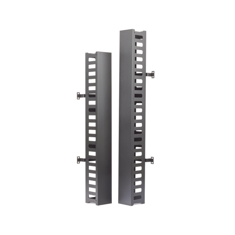 45U Vertical Cable Management, Single Cable for Open Rack