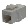 UTP Cat6 female RJ45 to RJ45 female coupler Color White