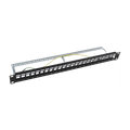 Modular patch panel STP 24 ports, 1U, with Bar to Organize Cable