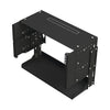 19' 5U Open Rack, Adjustable Depth 8' ~ 12' with Multiple Use Tray
