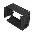 19' 5U Open Rack, Adjustable Depth 8' ~ 12' with Multiple Use Tray
