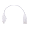Slim Patch Cord UTP Cat6 20 cm (0.65 ft) White 28 AWG