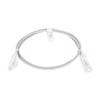 Slim Patch Cord UTP Cat6 3 ft Gray 28 AWG