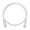 Slim Patch Cord UTP Cat6 - 3.28 ft (1 m) White, Reduced Diameter (28 AWG)