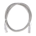 Slim Patch Cord UTP Cat6 7 ft Gray 28 AWG