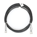 Slim Patch Cord UTP Cat6 10 ft Black 28 AWG