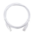 Slim Patch Cord UTP Cat6 - 9.84 ft (3 m) White, Reduced Diameter (28 AWG)