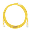 Slim Patch Cord UTP Cat6 10 ft Yellow 28 AWG