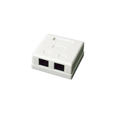 Wall Box 2-Port UTP CAT5e Jack
