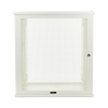 Linkedpro Wall Mount Enclosure, 19in, Perforated Door, 12 RU, 13.15 in (334 mm) Work Depth, White. Shipped fully ASSEMBLED.