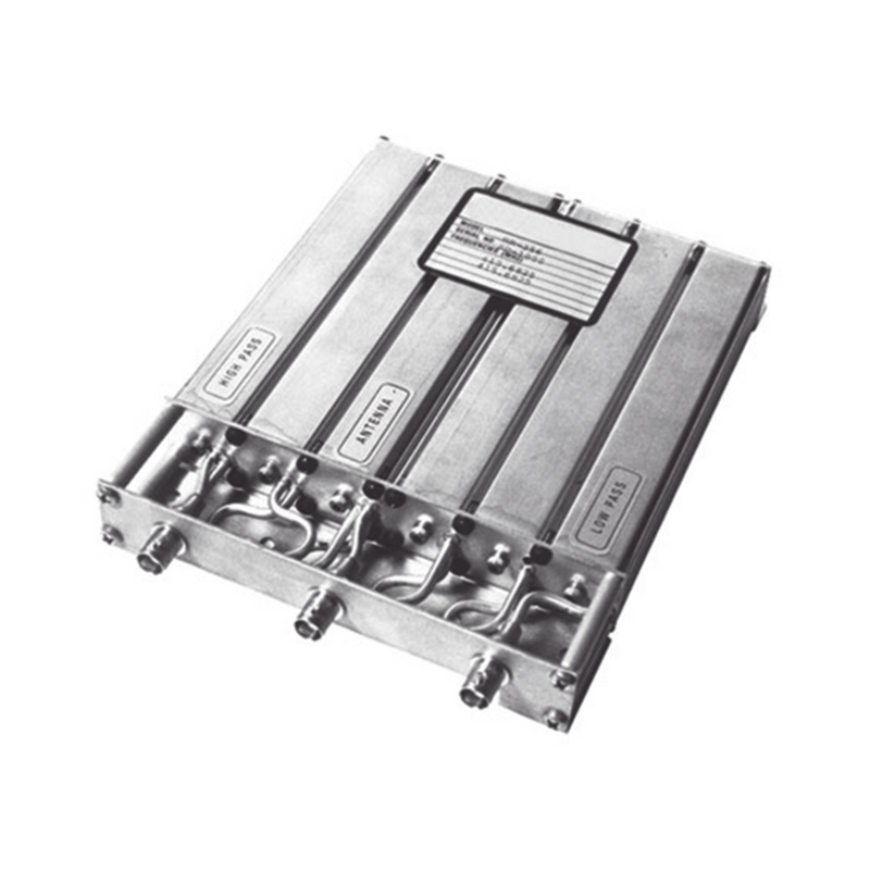 Mobile Duplexer for 406-440 MHz, 6 Cavities, 5 to 10 MHz Tx-Rx Split, 50 Watt, BNC Female Connectors.