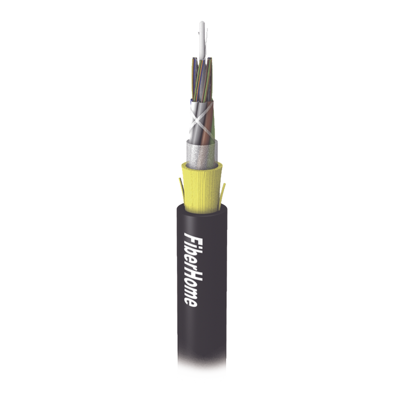 96-Fiber ADSS Singlemode Fiber Optic Cable - OS2 Aerial, 3,280 ft (1 km) Reel, 328 ft (100 m) Span, UV-Resistant Outdoor Jacket